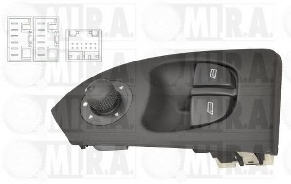 MI.R.A 53/4050 Power window button 534050: Buy near me in Poland at 2407.PL - Good price!