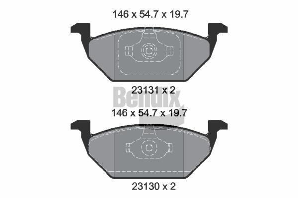 Bendix USA BPD1013 Brake Pad Set, disc brake BPD1013: Buy near me in Poland at 2407.PL - Good price!