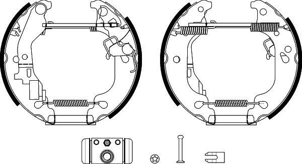 Bendix USA BXK2113 Brake shoe set BXK2113: Buy near me in Poland at 2407.PL - Good price!