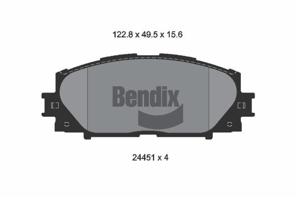 Bendix USA BPD2150 Scheibenbremsbeläge, Set BPD2150: Kaufen Sie zu einem guten Preis in Polen bei 2407.PL!