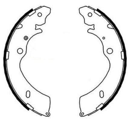 Bendix USA BXS1314 Brake shoe set BXS1314: Buy near me at 2407.PL in Poland at an Affordable price!