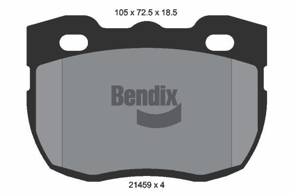 Bendix USA BPD1791 Тормозные колодки дисковые, комплект BPD1791: Отличная цена - Купить в Польше на 2407.PL!