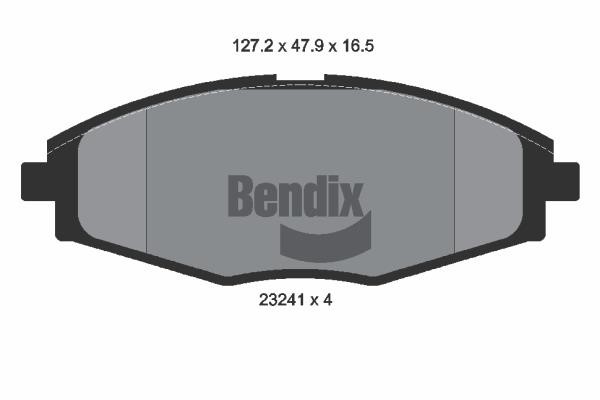 Bendix USA BPD1338 Brake Pad Set, disc brake BPD1338: Buy near me in Poland at 2407.PL - Good price!
