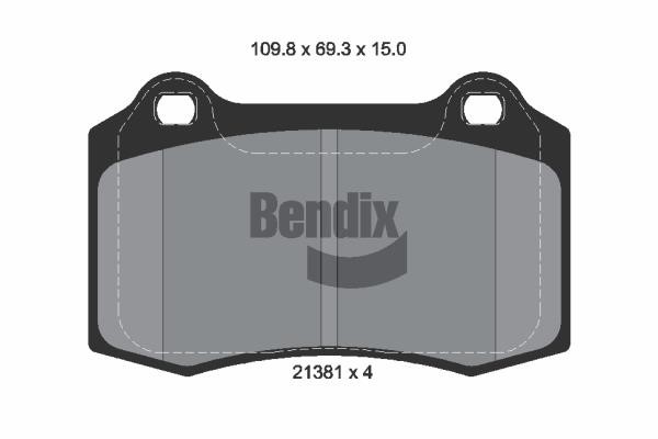 Bendix USA BPD1787 Klocki hamulcowe, zestaw BPD1787: Dobra cena w Polsce na 2407.PL - Kup Teraz!