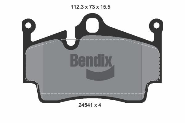 Bendix USA BPD2166 Scheibenbremsbeläge, Set BPD2166: Kaufen Sie zu einem guten Preis in Polen bei 2407.PL!