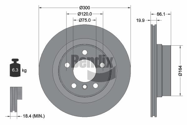 Bendix USA BDS1293 Bremsscheibe BDS1293: Bestellen Sie in Polen zu einem guten Preis bei 2407.PL!