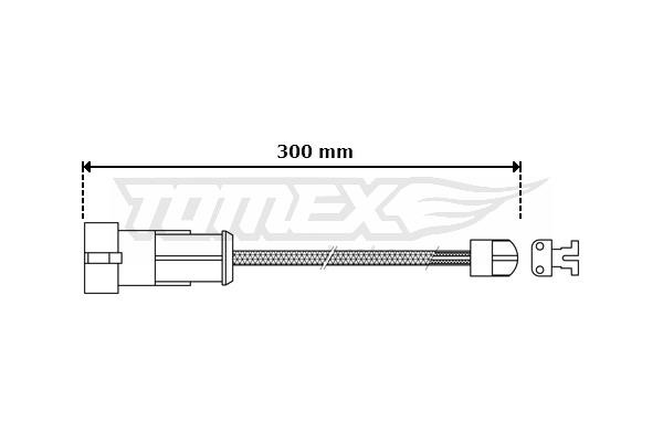 Tomex TX 30-53 Warning contact, brake pad wear TX3053: Buy near me in Poland at 2407.PL - Good price!