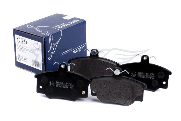 Tomex TX 10-731 Brake Pad Set, disc brake TX10731: Buy near me in Poland at 2407.PL - Good price!
