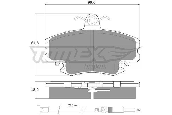 Tomex TX 11-78 Brake Pad Set, disc brake TX1178: Buy near me in Poland at 2407.PL - Good price!