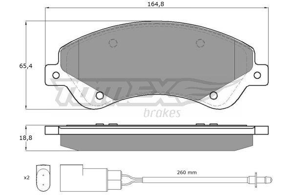 Tomex TX 14-79 Brake Pad Set, disc brake TX1479: Buy near me in Poland at 2407.PL - Good price!