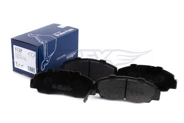 Tomex TX 11-37 Brake Pad Set, disc brake TX1137: Buy near me in Poland at 2407.PL - Good price!