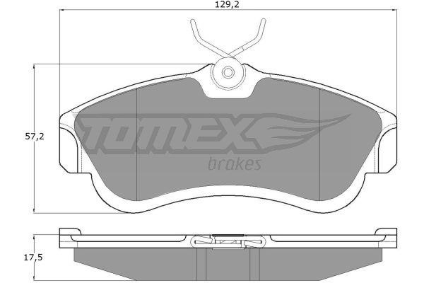 Tomex TX 10-95 Гальмівні колодки, комплект TX1095: Приваблива ціна - Купити у Польщі на 2407.PL!