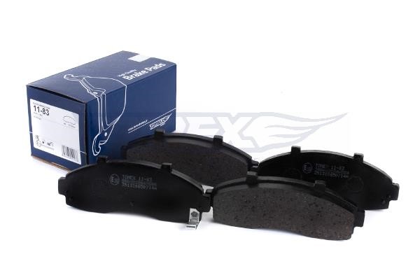 Tomex TX 11-83 Brake Pad Set, disc brake TX1183: Buy near me in Poland at 2407.PL - Good price!