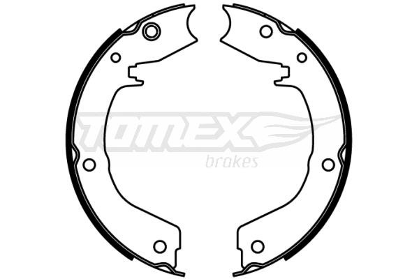 Tomex TX 22-19 Brake shoe set TX2219: Buy near me at 2407.PL in Poland at an Affordable price!