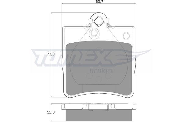 Tomex TX 12-29 Тормозные колодки дисковые, комплект TX1229: Отличная цена - Купить в Польше на 2407.PL!