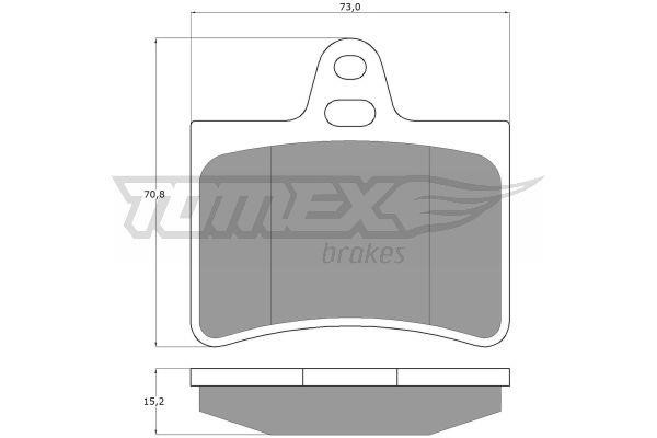 Tomex TX 13-33 Brake Pad Set, disc brake TX1333: Buy near me in Poland at 2407.PL - Good price!