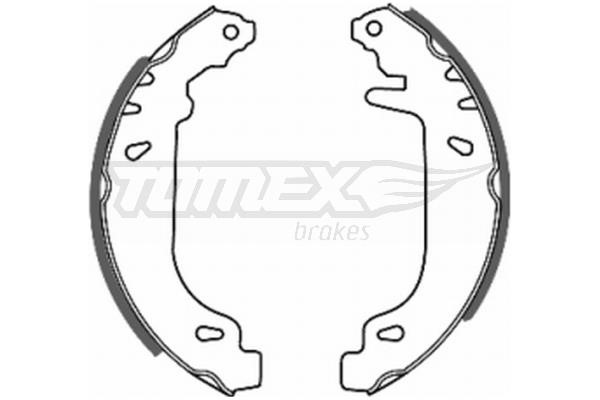 Tomex TX 20-41 Brake shoe set TX2041: Buy near me at 2407.PL in Poland at an Affordable price!