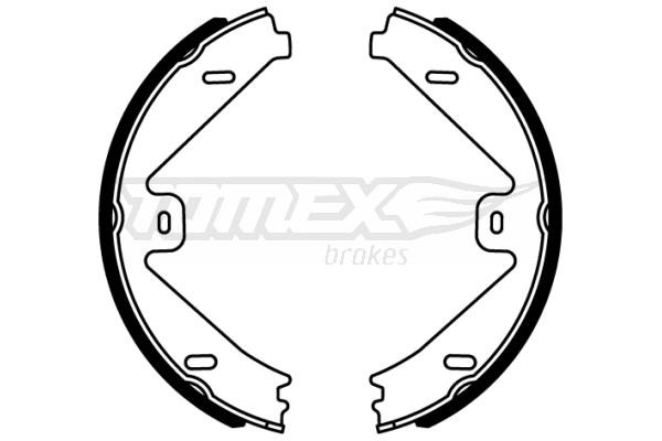 Tomex TX 22-16 Brake shoe set TX2216: Buy near me at 2407.PL in Poland at an Affordable price!