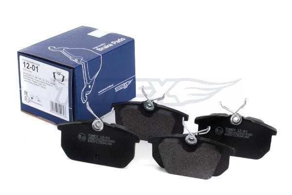 Tomex TX 12-01 Brake Pad Set, disc brake TX1201: Buy near me in Poland at 2407.PL - Good price!