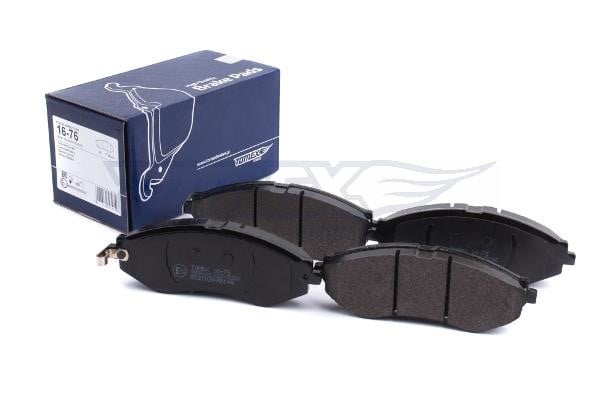 Tomex TX 16-76 Brake Pad Set, disc brake TX1676: Buy near me in Poland at 2407.PL - Good price!