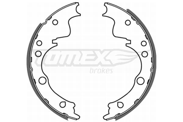 Tomex TX 21-39 Brake shoe set TX2139: Buy near me at 2407.PL in Poland at an Affordable price!
