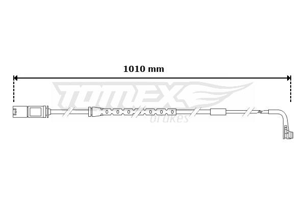 Tomex TX 30-62 Warning contact, brake pad wear TX3062: Buy near me in Poland at 2407.PL - Good price!