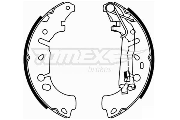 Tomex TX 21-85 Колодки тормозные барабанные, комплект TX2185: Отличная цена - Купить в Польше на 2407.PL!