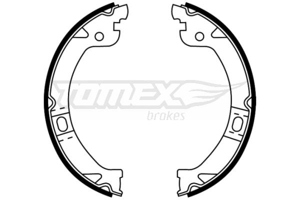 Tomex TX 22-26 Brake shoe set TX2226: Buy near me in Poland at 2407.PL - Good price!