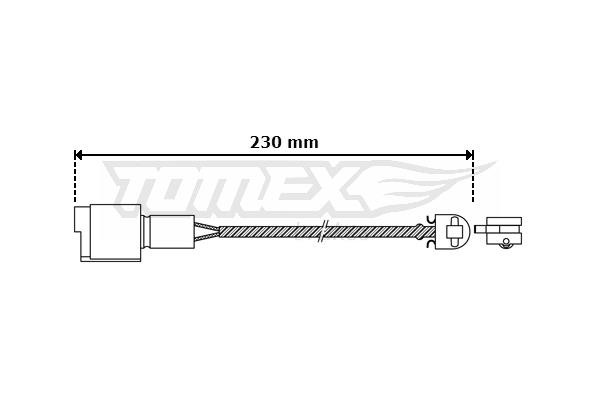 Tomex TX 30-28 Czujnik zużycia klocków hamulcowych TX3028: Atrakcyjna cena w Polsce na 2407.PL - Zamów teraz!