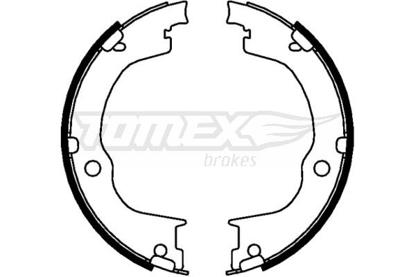 Tomex TX 22-77 Brake shoe set TX2277: Buy near me at 2407.PL in Poland at an Affordable price!