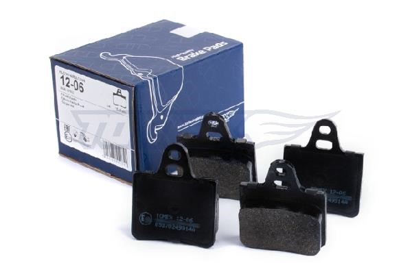 Tomex TX 12-06 Front disc brake pads, set TX1206: Buy near me at 2407.PL in Poland at an Affordable price!