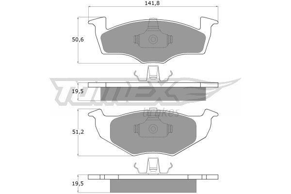 Tomex TX 10-86 Brake Pad Set, disc brake TX1086: Buy near me in Poland at 2407.PL - Good price!