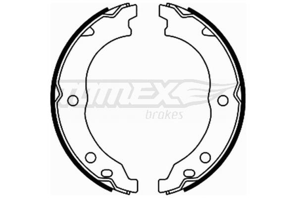 Tomex TX 21-68 Brake shoe set TX2168: Buy near me at 2407.PL in Poland at an Affordable price!