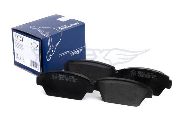 Tomex TX 11-54 Brake Pad Set, disc brake TX1154: Buy near me in Poland at 2407.PL - Good price!