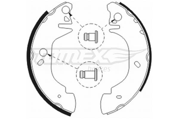 Tomex TX 20-81 Bremsbackensatz TX2081: Kaufen Sie zu einem guten Preis in Polen bei 2407.PL!