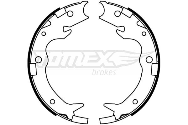 Tomex TX 22-65 Szczęki hamulcowe, zestaw TX2265: Dobra cena w Polsce na 2407.PL - Kup Teraz!