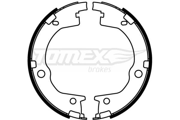 Tomex TX 22-55 Brake shoe set TX2255: Buy near me at 2407.PL in Poland at an Affordable price!