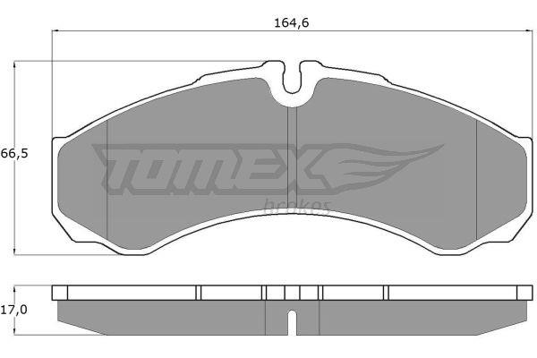 Tomex TX 11-11 Тормозные колодки дисковые, комплект TX1111: Купить в Польше - Отличная цена на 2407.PL!