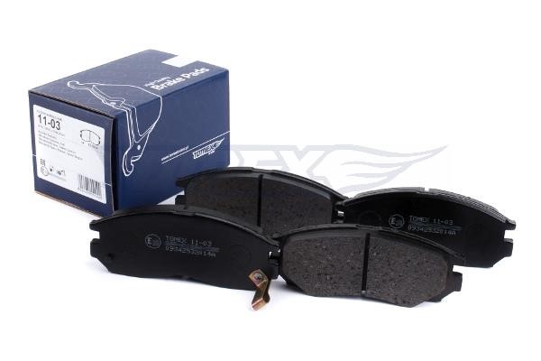 Tomex TX 11-03 Brake Pad Set, disc brake TX1103: Buy near me in Poland at 2407.PL - Good price!