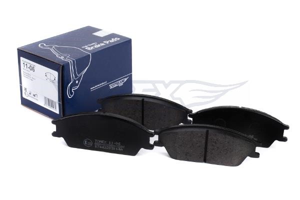 Tomex TX 11-06 Brake Pad Set, disc brake TX1106: Buy near me in Poland at 2407.PL - Good price!