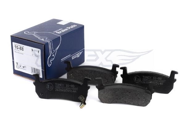 Tomex TX 10-88 Brake Pad Set, disc brake TX1088: Buy near me in Poland at 2407.PL - Good price!