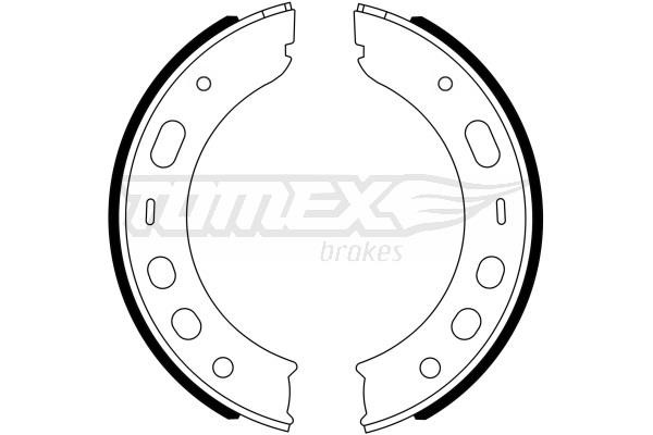 Tomex TX 23-17 Brake shoe set TX2317: Buy near me at 2407.PL in Poland at an Affordable price!