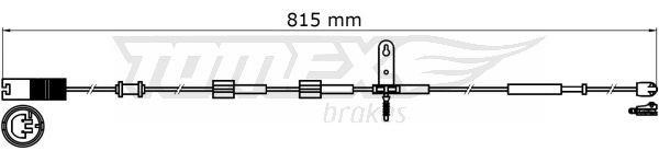 Tomex TX 31-37 Warning Contact, brake pad wear TX3137: Buy near me in Poland at 2407.PL - Good price!