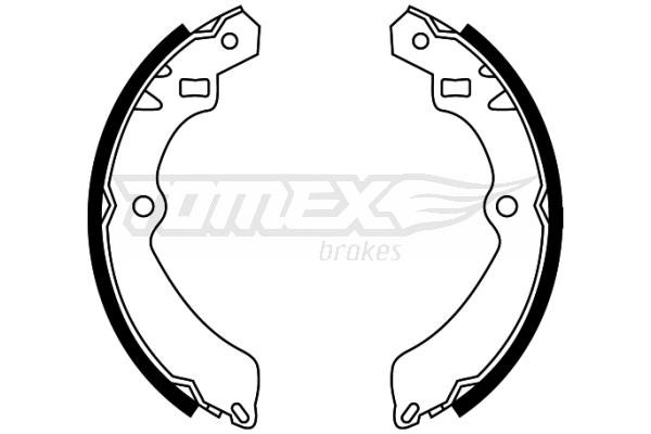 Tomex TX 22-46 Brake shoe set TX2246: Buy near me at 2407.PL in Poland at an Affordable price!