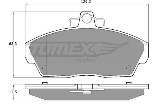 Tomex TX 11-511 Гальмівні колодки, комплект TX11511: Приваблива ціна - Купити у Польщі на 2407.PL!