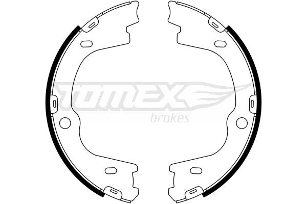 Tomex TX 23-27 Колодки гальмівні барабанні, комплект TX2327: Приваблива ціна - Купити у Польщі на 2407.PL!