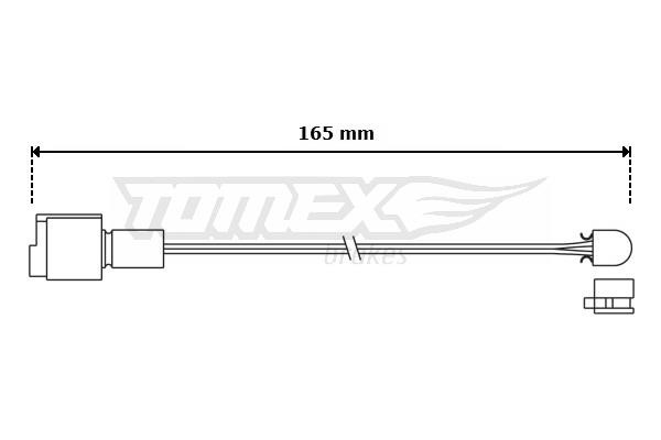 Tomex TX 30-95 Сигнализатор, износ тормозных колодок TX3095: Отличная цена - Купить в Польше на 2407.PL!
