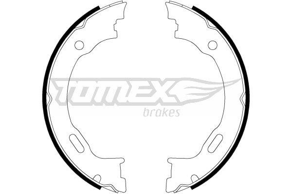 Tomex TX 22-27 Brake shoe set TX2227: Buy near me at 2407.PL in Poland at an Affordable price!