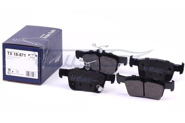Tomex TX 18-871 Brake Pad Set, disc brake TX18871: Buy near me in Poland at 2407.PL - Good price!