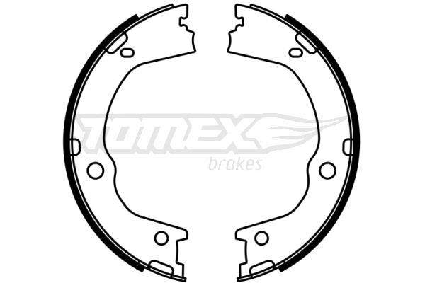 Tomex TX 23-06 Brake shoe set TX2306: Buy near me at 2407.PL in Poland at an Affordable price!